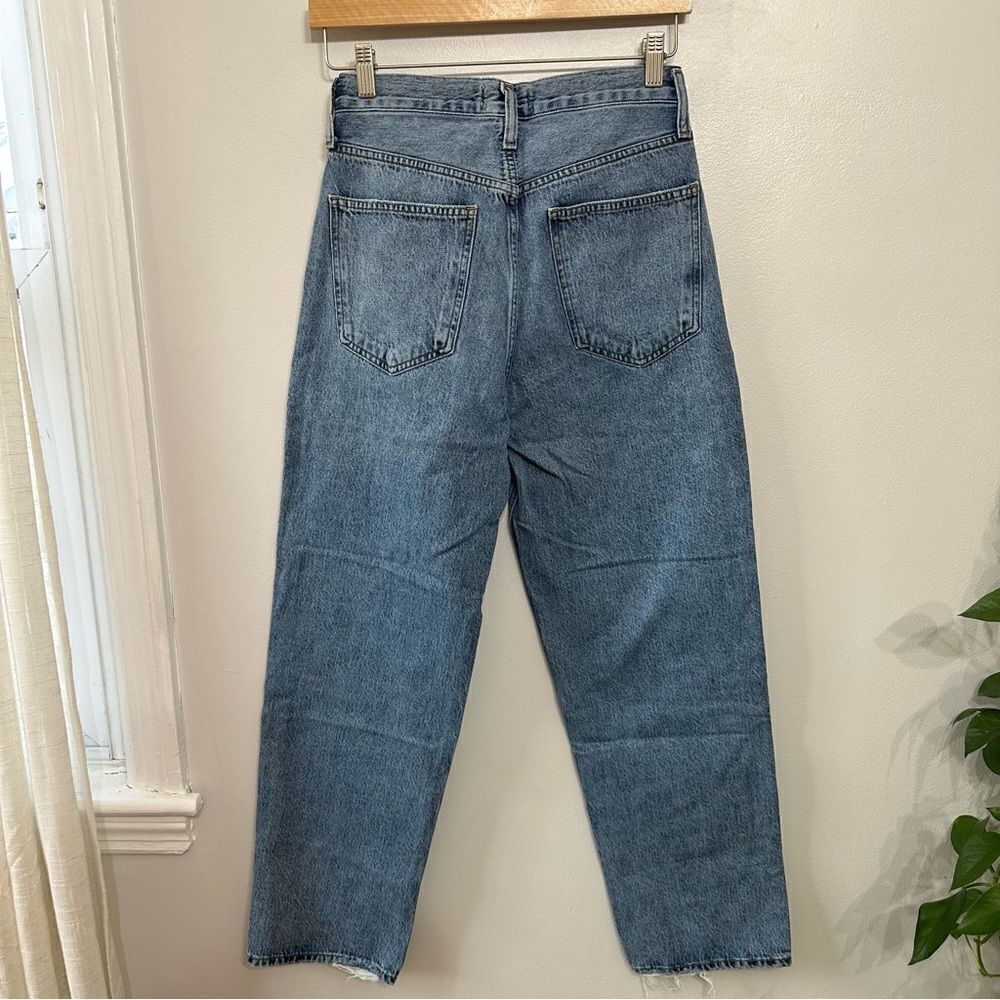 AGOLDE Criss Cross Jeans Straight Leg In Eternal - Picture 4 of 9